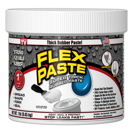 FLEX PASTEÖ Flex Paste Rubbr Wht 1Lb PFSWHTR16